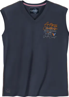 Produktbild von Redfield Übergrößen Muskelshirt maritim navy