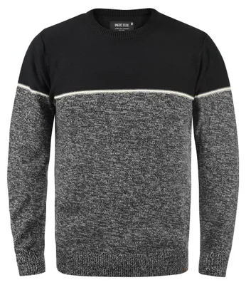Produktbild von INDICODE IDLynn Herren Strickpullover Feinstrick Pullover mit Rundhalsausschnitt