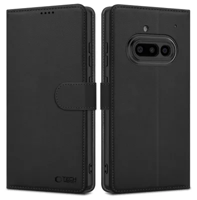 Produktbild von Handyhülle mit Klappe für Nothing Phone (3a), Tech-Protect Wallet, Schwarz