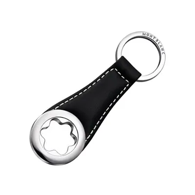 Produktbild von MONTBLANC Black Leather Keyring 101795