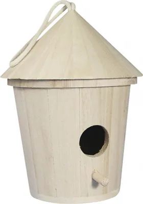 Produktbild von Rayher Hobby Vogelhaus - 16 cm - Holz - Dekorieren - Malen