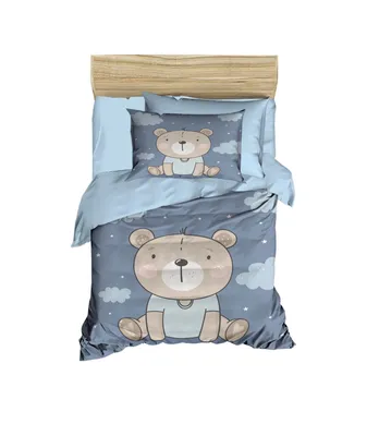 Produktbild von L'Essentiel Linge de Maison, PH161, Baby-Bettbezug-Set, Navy blau, 100 x 150 cm