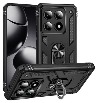 Produktbild von Armor Shield Handyhülle für Xiaomi 14T Pro Hülle Ultra Hybrid Case Handy Schutzhülle, Schwarz