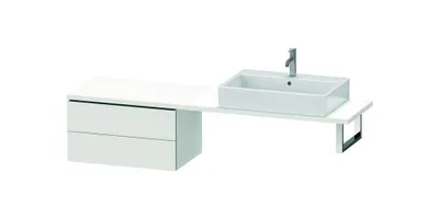 Image de Duravit L-Cube Meuble bas pour console, 2 tiroirs, 720x400x477, LC584801818