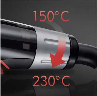 Produktbild von Remington S9700, Lockenstab, Kegelförmig, Empfindliches Haar, Glattes Haar, Trockenes / Nasses Haar, 230 °C, Schwarz, Rot