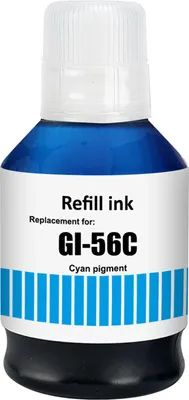 Produktbild von TECHTEK Tinte Ersetzt GI-56C (4430C001) Kompatibel mit [Canon] MAXIFY GX 3040, MAXIFY GX 3050, MAXIFY GX 4040, MAXIFY GX 4050, MAXIFY GX 5050, MAXIFY