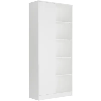 Produktbild von Framire Regal-Schrank mit Fächern 180 x 80 cm, Modell MODERN B5, weiß