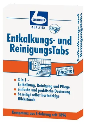Produktbild von "Dr. Becher" Entkalkungs- und ReinigungsTabs