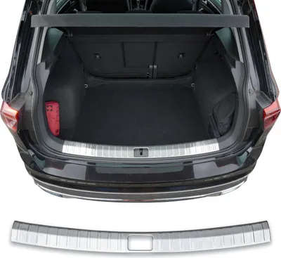 Immagine prodotto di Protezione paraurti in acciaio inox, interno opaco, adatta per VW Tiguan II | BJ dal 2016>