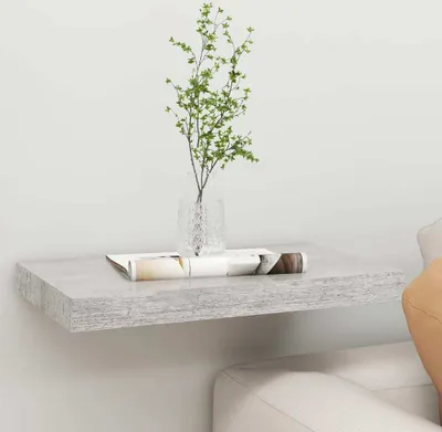Obrázok produktu pre Maison Exclusive – Nástenná polica, betónová farba, 50 x 23,5 x 3,8 cm, MDF