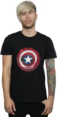 Produktbild von Marvel - T-Shirt für Herren BI43096 (XL) (Schwarz)
