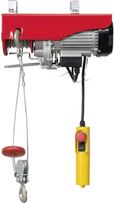 Produktbild von TOOLCRAFT 1553742 Elektrischer Seilhebezug Tragfähigkeit (mit Umlenkrolle) 600 kg Tragfähigkeit (ohne Umlenkrolle) 300