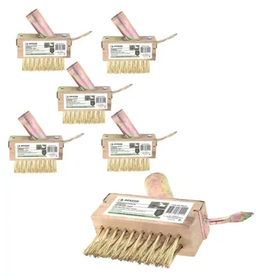 Produktbild von Fugenreiniger aus Holz Fugenkratzer Fugenbürste mit Kratzer Draht