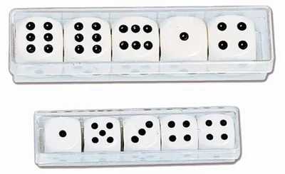 Image de PIATNIK 297694 - Cube poker yeux 22 mm (5 pcs)