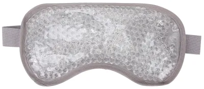 Produktbild von Augenpads mit Gelperlen, Wärme- und Kältekompresse, Anti-Müdigkeit, Entspannung, Augenringe-Entfernung (Grau)