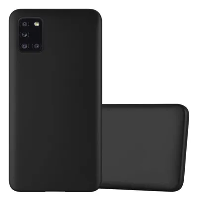Image de Cadorabo Housse pour Samsung Galaxy A31 Housse en noir Housse pour portable TPU Silicone Etui Cover Case