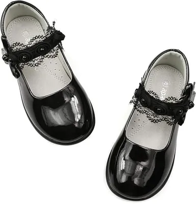 Produktbild von Apawwa Ballerinas Pantoffel Mädchen Elegante Anlassschuhe Schwarz 26