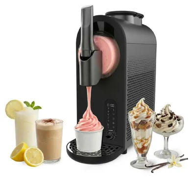 Produktbild von Cecotec Eiscreme- und Slush-Maschine Twist&Ice Cream B. 1,5 l, Touch-Bedienung, 9 Automatikprogramme.