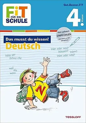 Produktbild von Fit für die Schule: Das musst du  wissen! Deutsch 4. Klasse
