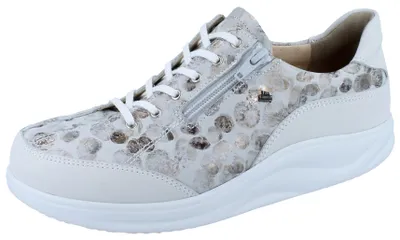 Produktbild von FINN COMFORT FINNAMIC Otaru Damen Schnürhalbschuhe mit Reißverschluss grau Nubukleder - Größe: UK 7,5