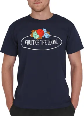 Produktbild von Fruit of the Loom T-Shirt mit Vintage Logo Farbe: deep navy Größe: XL