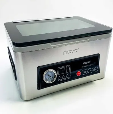 Immagine prodotto di Maxxo VM ChamberLine 40 apparecchio professionale per il vuoto a campana 72 l/min sigillatore sottovuoto in acciaio inox