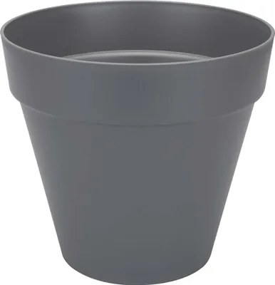 Zdjęcie produktu dla elho loft urban round 25, Sadzarka w doniczce, Wolnostojący, Polipropylen (PP), Antracyt, Okrągły, Zewnętrzna