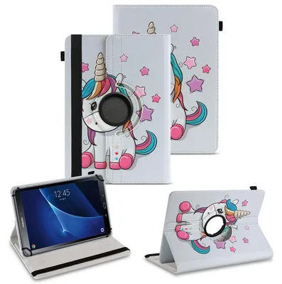 Produktbild von Tablet Hülle für Samsung Galaxy Tab A6 10.1 2016 360° Drehbar Case Cover SchutzFarben:Motiv 13
