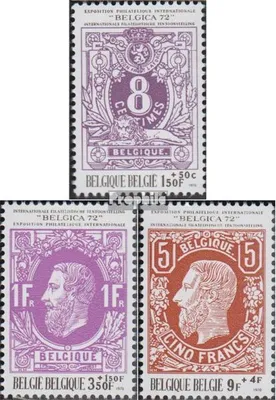 Produktbild von Briefmarken Belgien 1970 Mi 1608-1610 (kompl.Ausg.) postfrisch BELGICA 72
