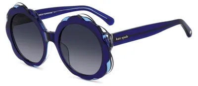 Zdjęcie produktu dla Okulary korekcyjne Kate Spade KS VIVI 2/G/S, niebieskie/ciemnoszare, rozmiar 54/21/140, damskie.
Okulary przeciwsłoneczne Kate Spade KS VIVI 2/G/S, niebieskie/ciemnoszare, rozmiar 54/21/140, damskie