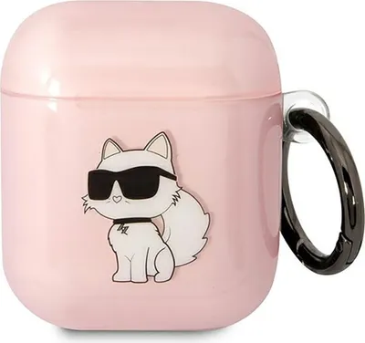 Immagine prodotto di Karl Lagerfeld Kla2Hnchtcp Airpods 1/2Cover Różowy/Pink Ikonik Choupette