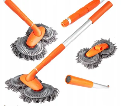 Produktbild von DBautomotive Teleskop-Waschbürste mit Mikrofaser Mop, rotierend