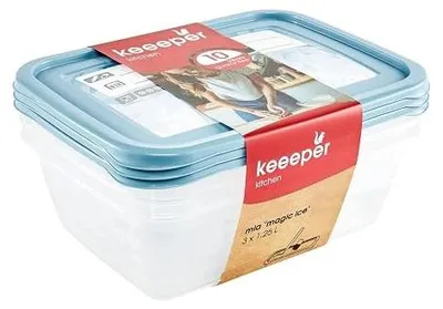 Zdjęcie produktu dla Pojemniki do zamrażania zestaw 5 szt 500 ml lunchbox żywności