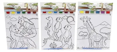 Immagine prodotto di Pagine da colorare ad acquerello