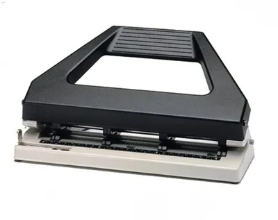 Produktbild von Rexel 430 Variabler Mehrfachlocher, 30 Blätter, Schwarz, Grau, Metall, 6 mm, 1,71 kg, 209 mm