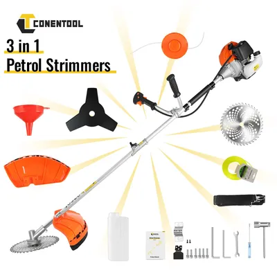 Immagine prodotto di Tagliasiepi/Trimmer/Soffiatore a benzina 3-in-1 - Potenza: 2500 W - Motore: 52cc