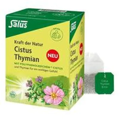 Produktbild von Salus Kraft der Natur Cistus Thymian Tee 15 Filterbeutel