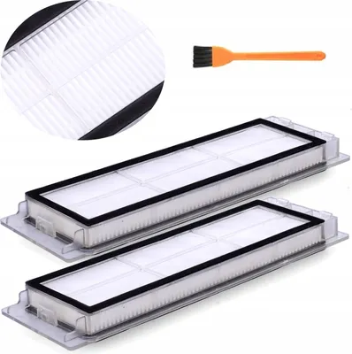 Image de 2 filtres HEPA pour aspirateurs robots Xiaomi RoboRock S5, S50, S55 et S6 MAX
