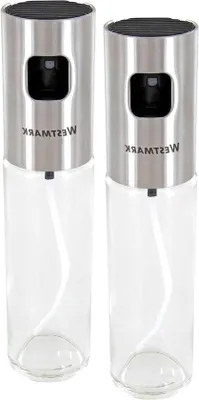 Immagine prodotto di Set spruzzatore per aceto 100 ml, vetro e acciaio inossidabile, argento trasparente