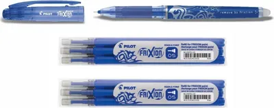 Produktbild von Pilot Frixion Point 0.5 Tintenroller blau + 6 Ersatzminen