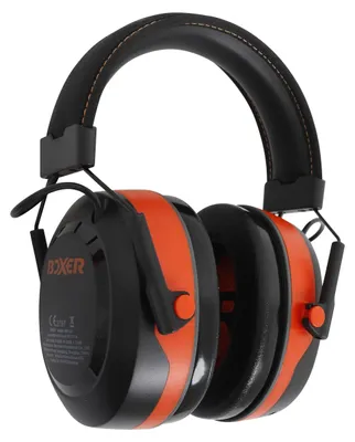 Gehörschutz mit Bluetooth 5.3, SNR 31 dB, schwarz