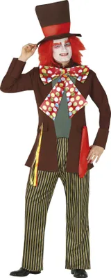Produktbild von Fiestas Guirca - Der verrückte Hutmacher-Kostüm für Herren Set FG881 (S) (Bunt)
