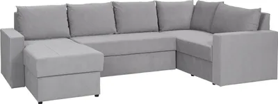 Produktbild von MIRJAN24 Ecksofa Bamisio Maxi, Stilvoll Wohnzimmer U-Form mit Bettkasten und Schlaffunktion (Farbe: Loca 30, Seite: Links)
