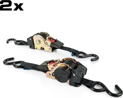 Produktbild von Spanngurte Automatik mit Ratsche, 300 cm, 2 Stück