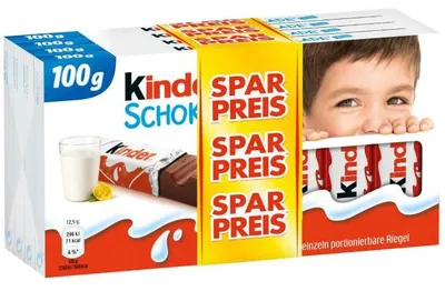 Produktbild von 4X100G Ferrerokinder Schokolade