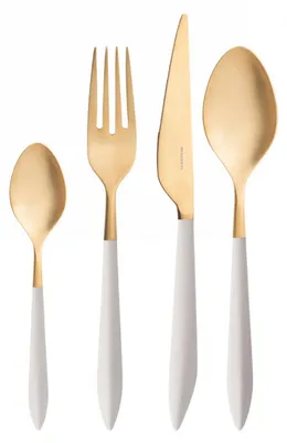 Image de ARES GOLD, Set de couverts 24 pièces, Coffret Gallery, Casa Bugatti