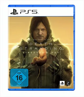 A PlayStation 5 game case for Death Stranding Director's Cut.