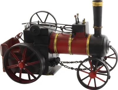 Produktbild von Dampftraktor Dekoration Traktor Modell Dampfmaschine Dampfpflug Antik-Stil 30cm