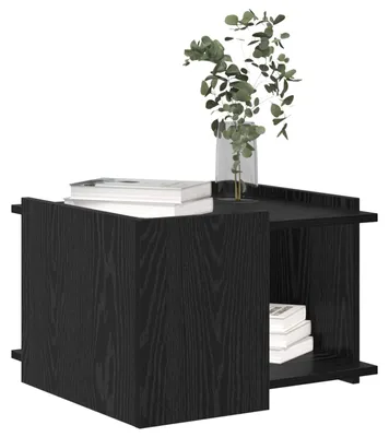 Produktbild von Möbel Couchtische - Schwarz - CLORIS Couchtisch Schwarze Eiche 50,5x50x33 cm Holzwerkstoff,9.65 Kg - 304605