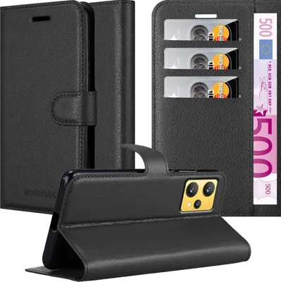 Obrázok produktu pre Cadorabo kryt pre Realme 9 4G / 9 PRO+ ochranný kryt v čiernej farbe puzdro na mobilný telefón kryt magnetické zatváranie